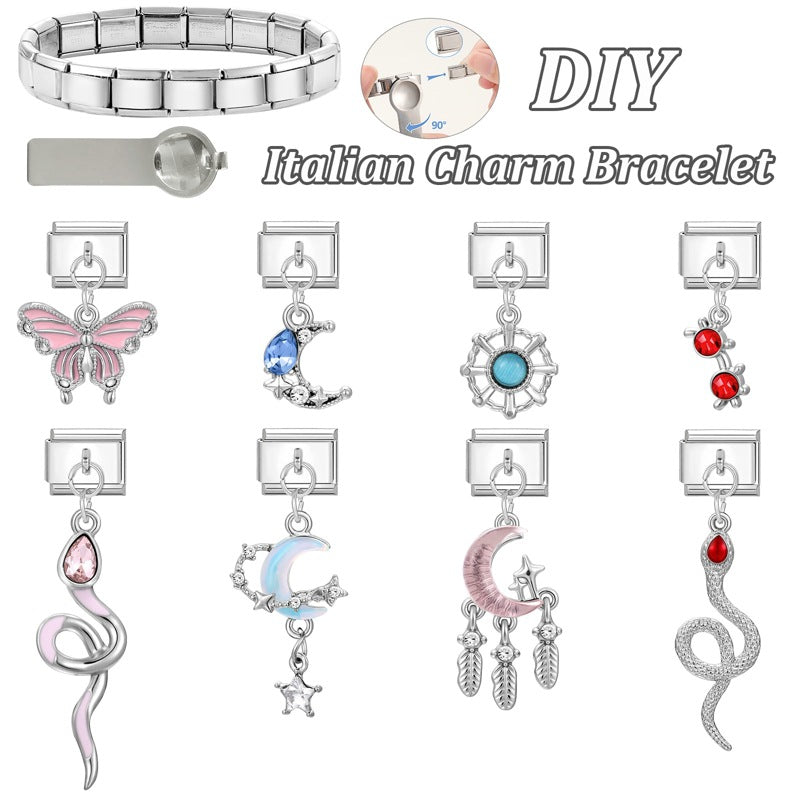 Wholesale Italian creative retro DIY Composable Bracelet Charms DIY Bracelets
