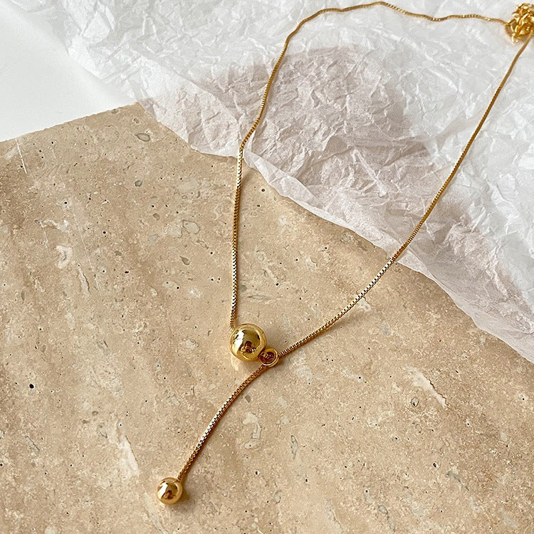 Wholesale Metal Ball Pendant Necklace