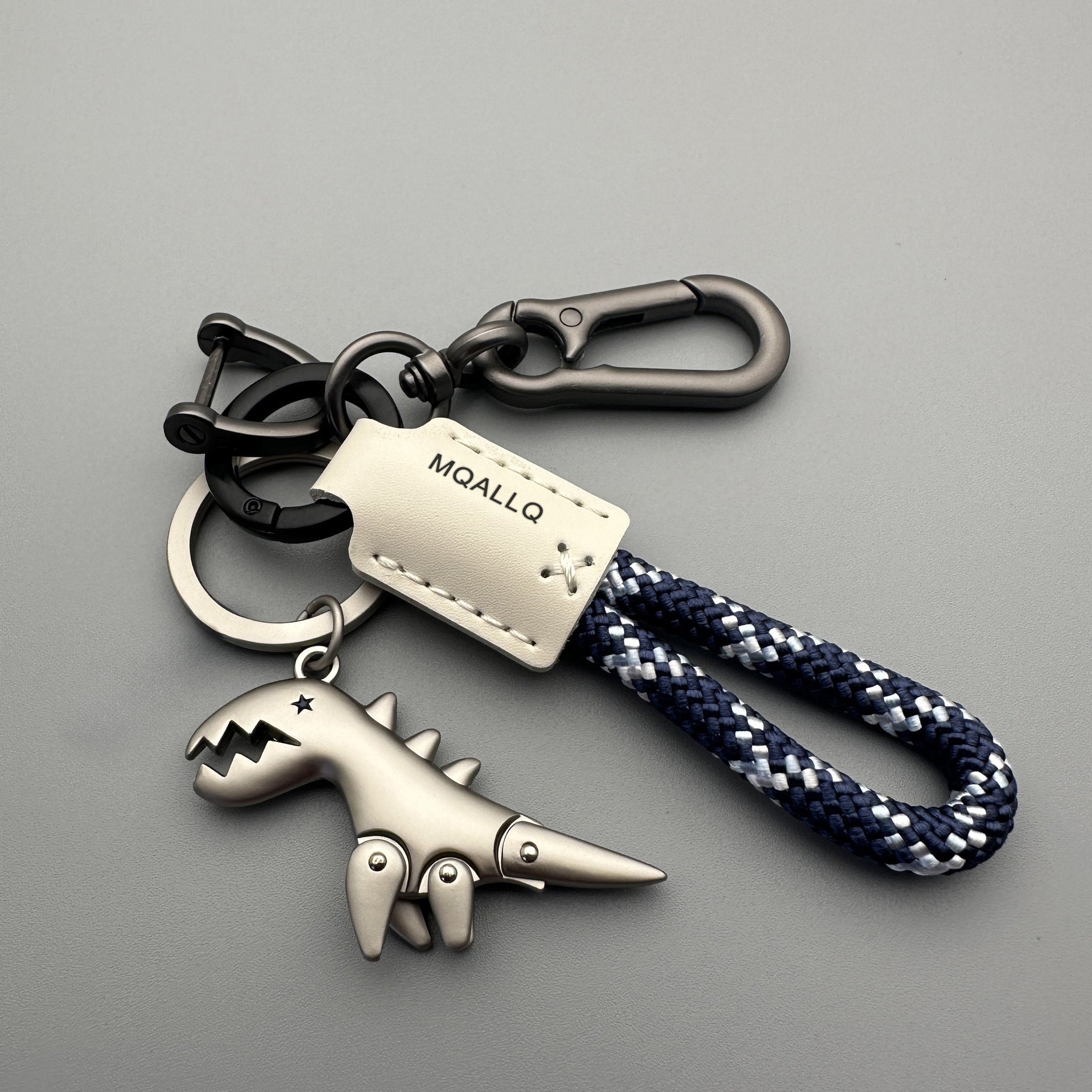 Wholesale Cute Cartoon Dinosaur Keychain Zinc Alloy Key Ring Bag Charm Fashion Accessory