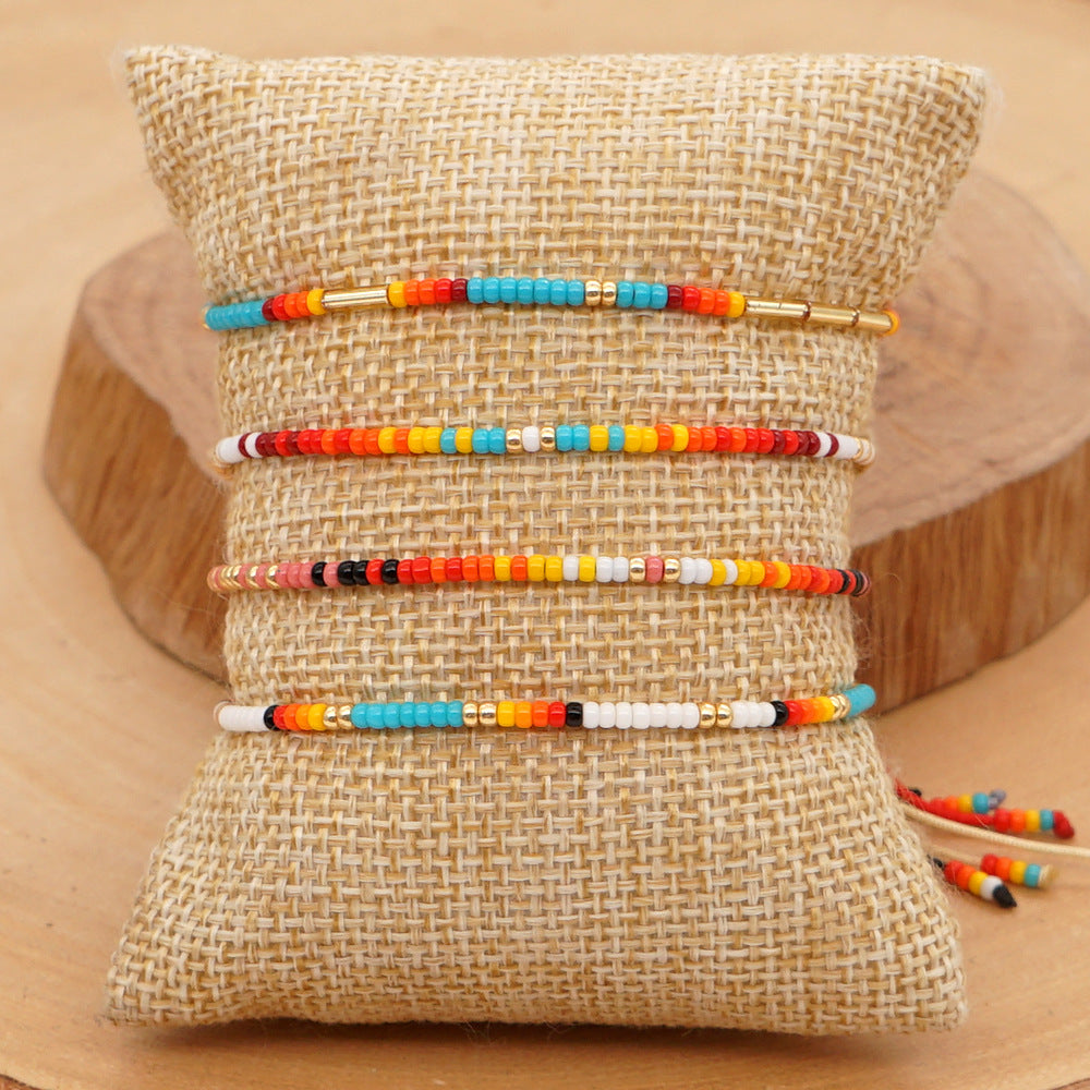 Wholesale Bohemian Style Indian Latin American Native Tribe Miyuki Small Bracelet ACC-BT-GWL006