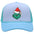 Wholesale Christmas green hair monster embroidered label grid baseball cap