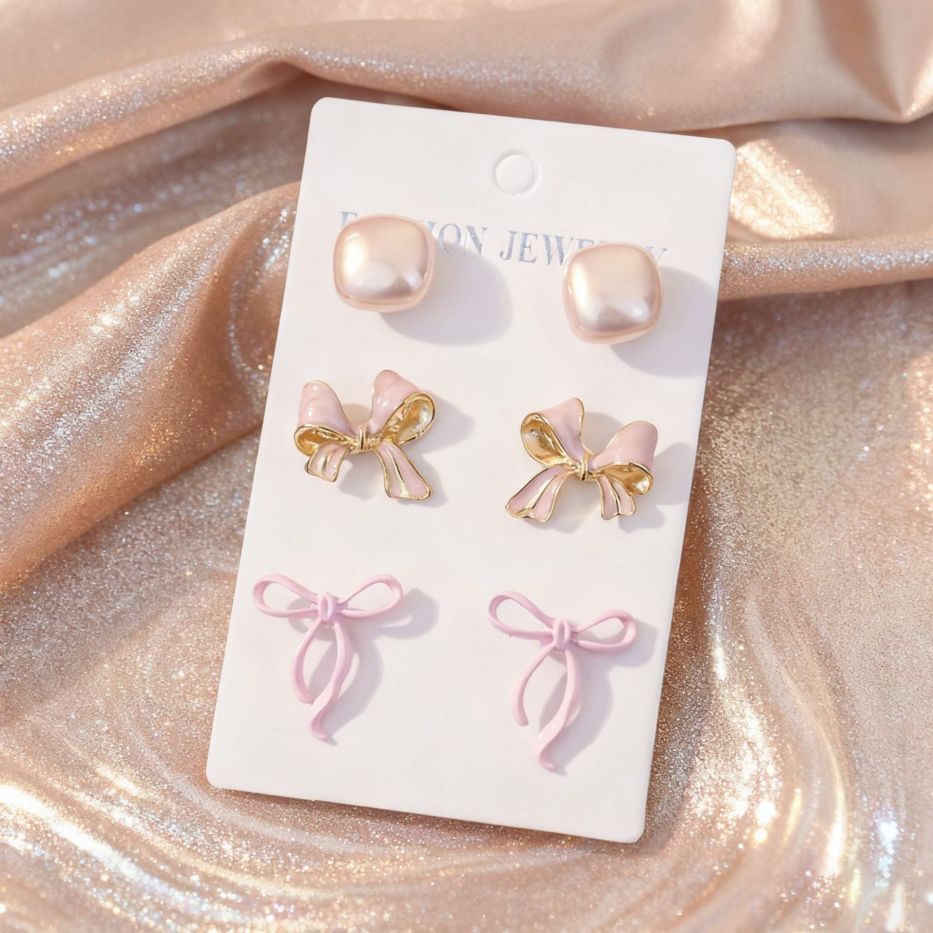 Wholesale Elegant and unique bow starfish earring