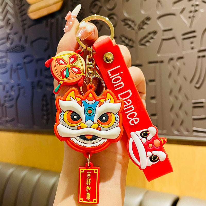 Wholesale Cute cartoon silicone keychain