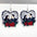 Pendientes acrílicos de Halloween al por mayor Pendientes de pareja de zombie de novia