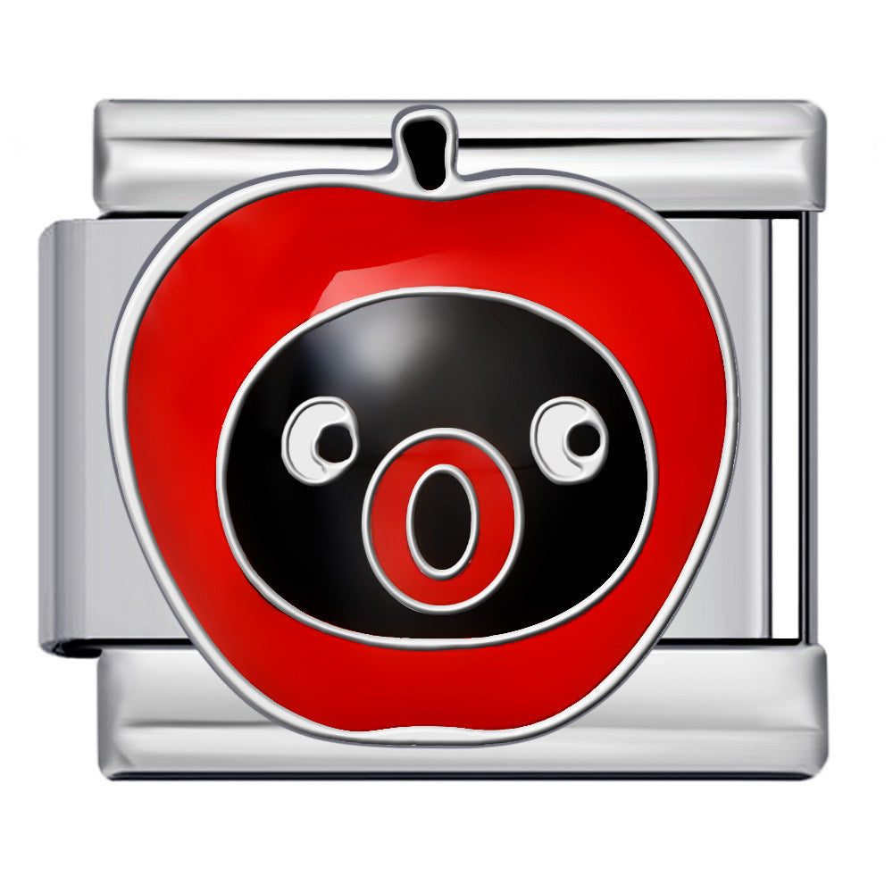 Wholesale 5pcs Italian Charm Bracelet 9mm DIY Splicing Cute Creative Stainless Steel Composable Bracelet