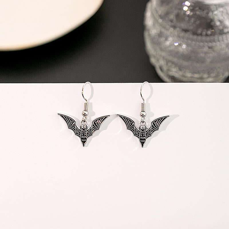 Wholesale Halloween Bat Alloy Earrings ACC-ES-MingXin003