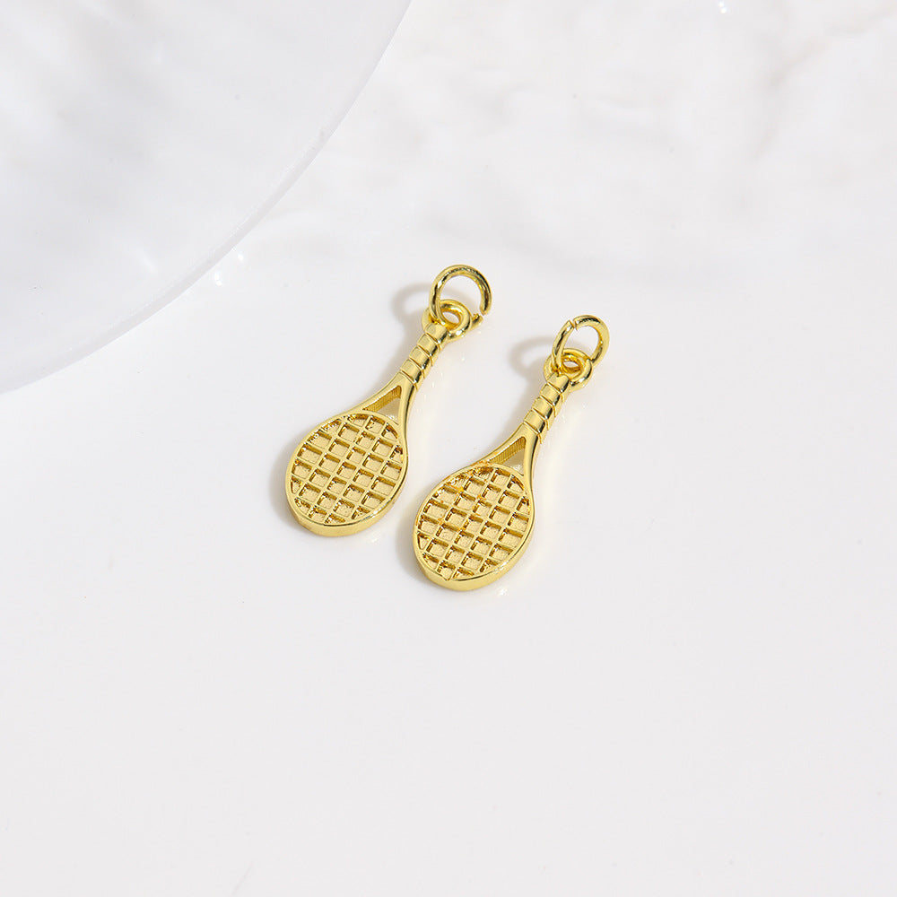 Wholesale Sports tennis racket badminton racket pendant