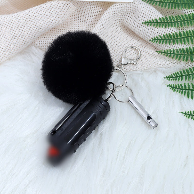 Wholesale Fur Ball Whistle Keychain Set Pom Pom ACC-KC-ZhiYa016