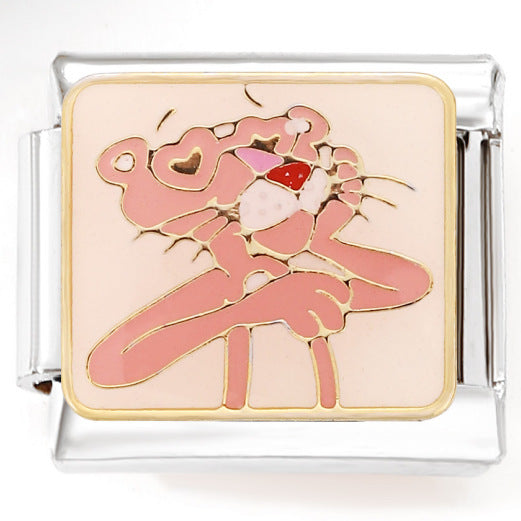 Wholesale Italian charm cartoon character stainless steel modular bracelet