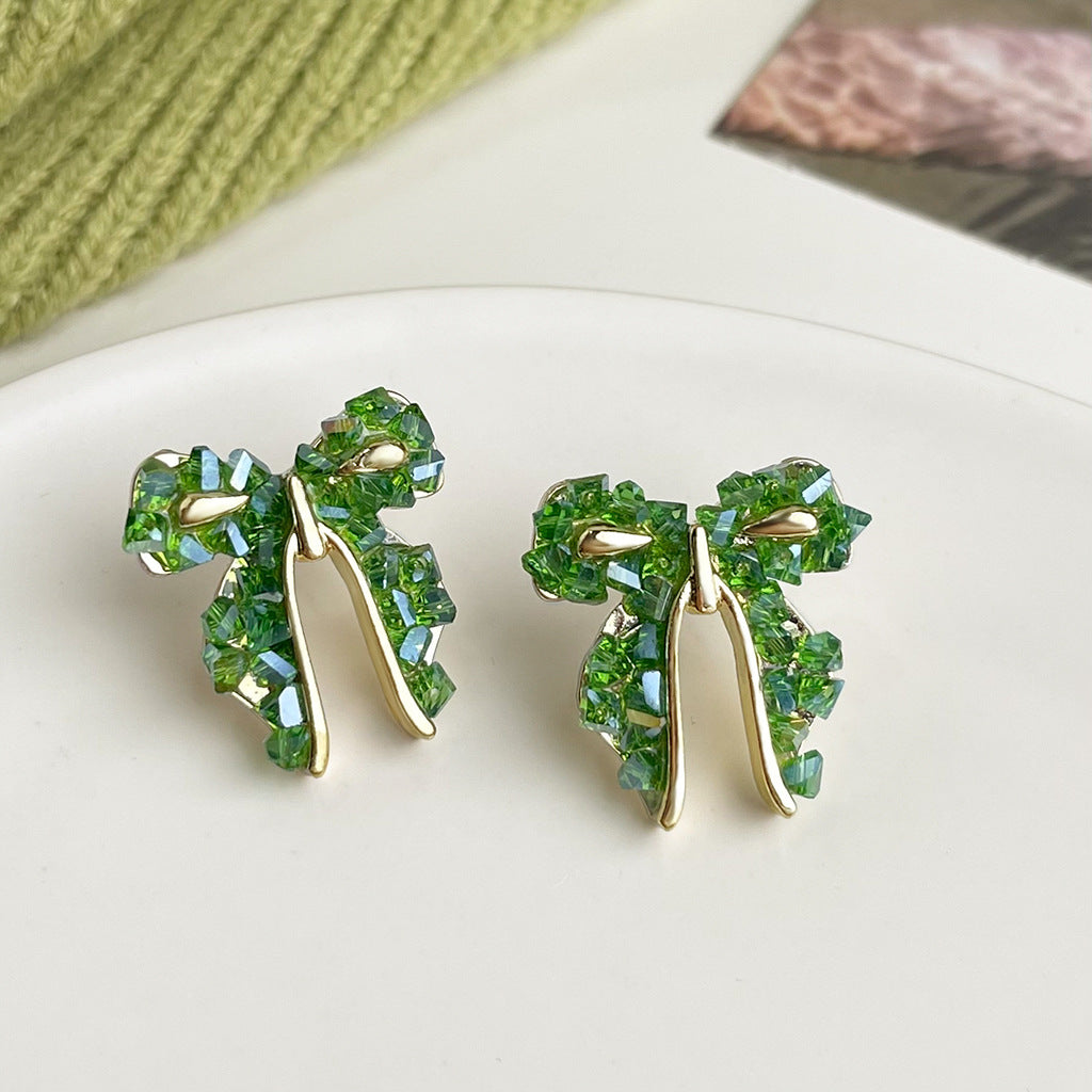 Wholesale  oil drop flower earrings