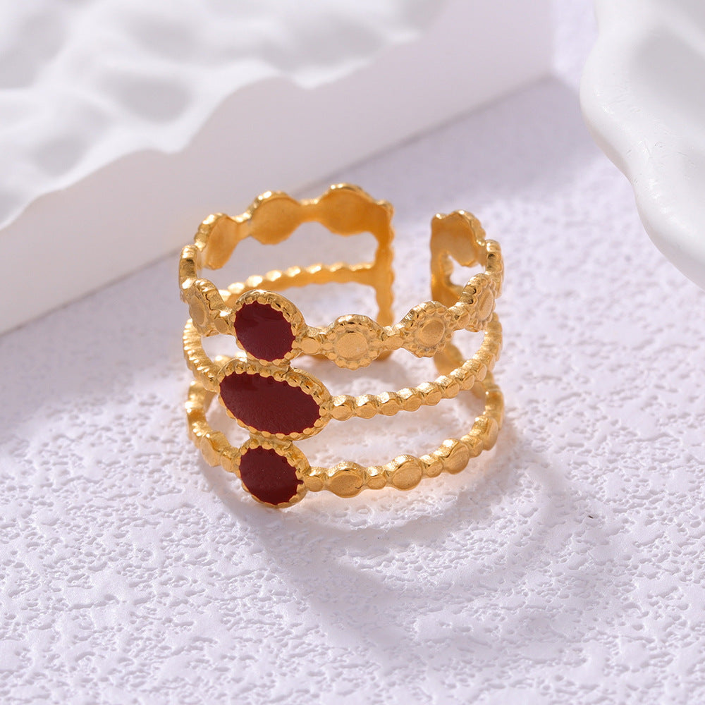 Wholesale Stainless steel open ring