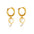 Wholesale Luxury Elements Hoop Stainless Steel Earrings