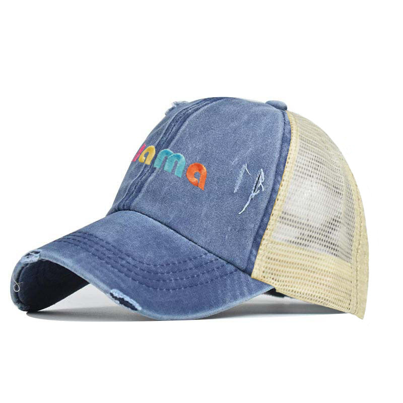 Wholesale MAMA Embroidered Mesh Baseball Cap Hat Mother's Day ACC-HT-TangQiu015