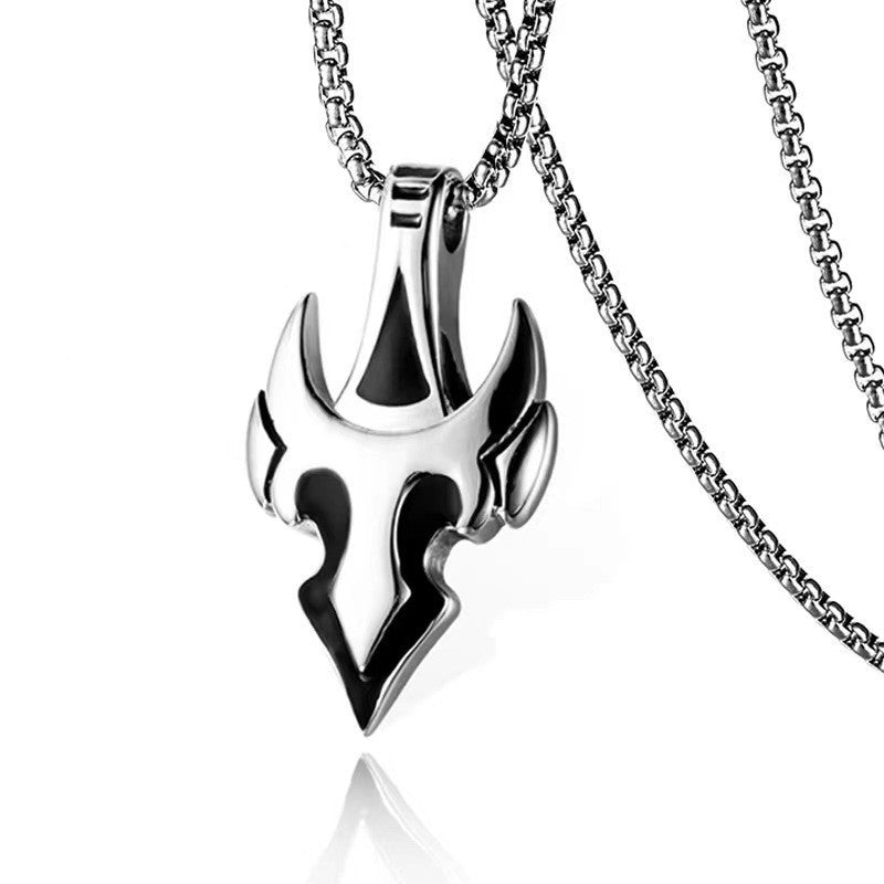 Wholesale Domineering shaped flame Dragon Sword luminous necklace