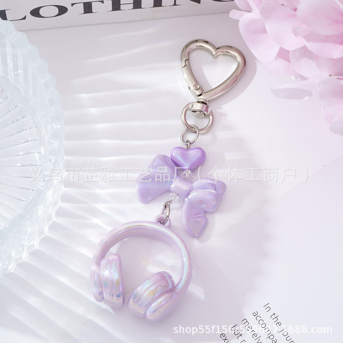 Wholesale  creative fresh 3D backpack keychain