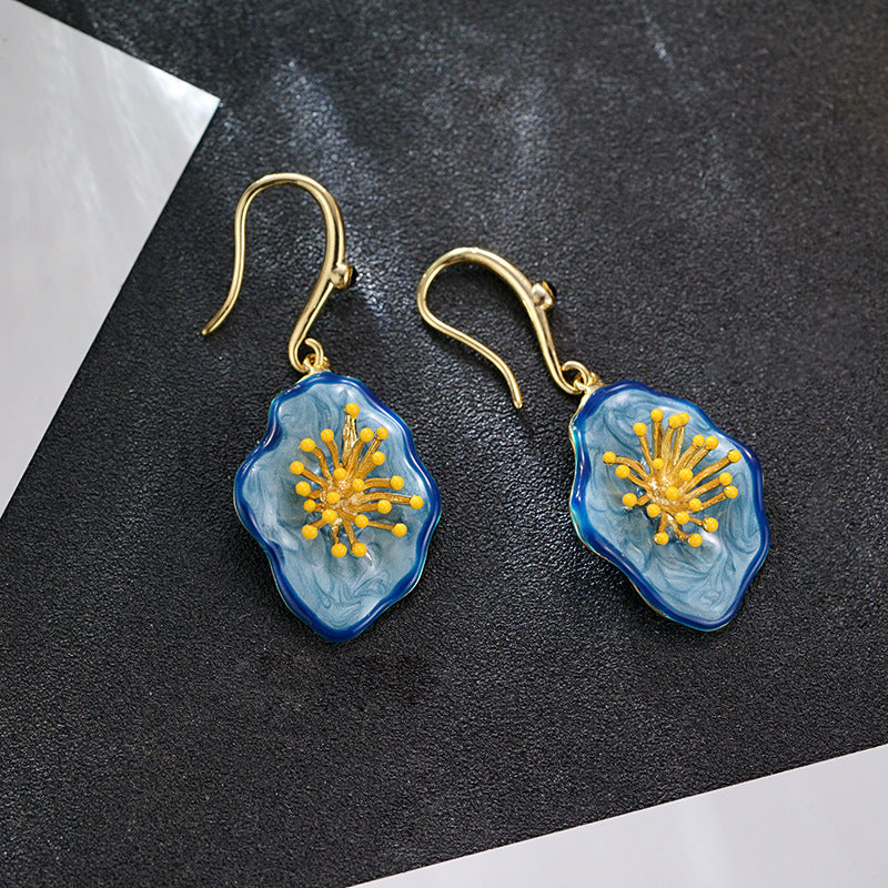 Wholesale  Earrings Flower Vintage Earrings