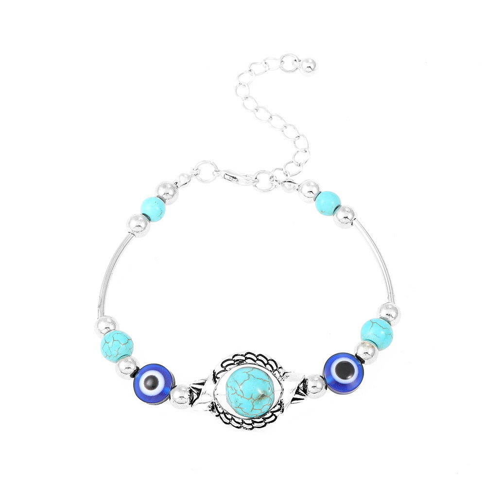 Wholesale Turquoise Popular Butterfly and Turtle Handmade Bracelets ACC-BT-MY006