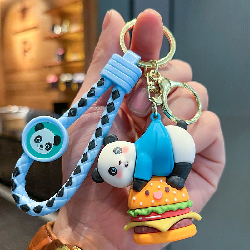 Wholesale Cute cartoon silicone keychain
