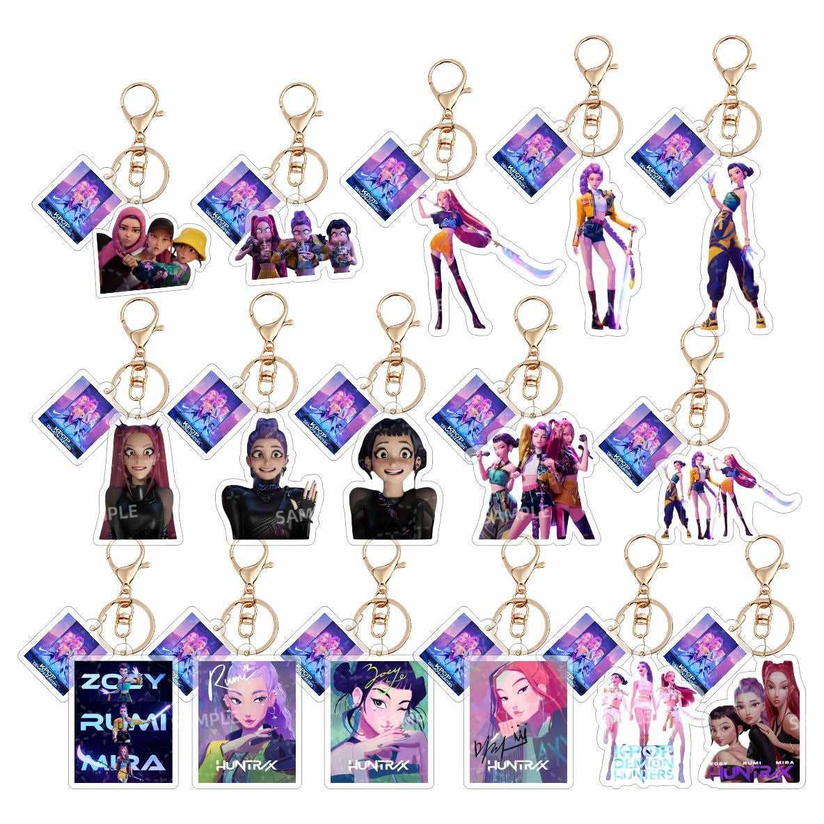 Wholesale KPOP Anime Acrylic Keychain