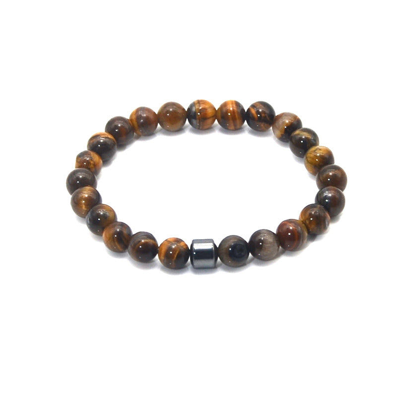 Wholesale Natural Volcanic Stone Colorful Bracelet Agate Stone Bracelet ACC-BT-LR002