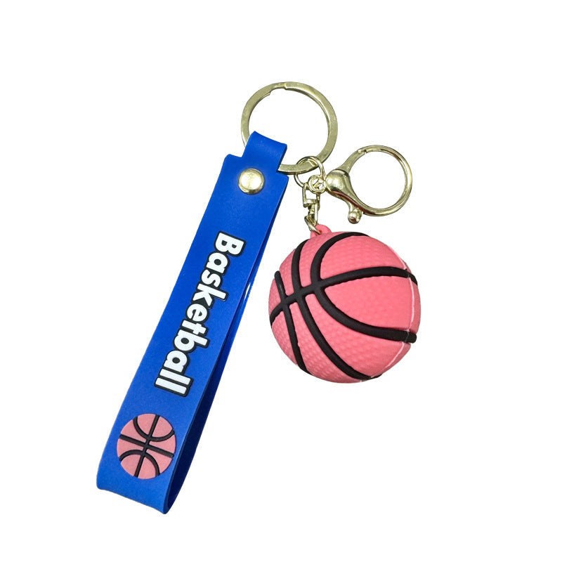 Wholesale Basketball PVC Soft Keychains Cute Keychain ACC-KC-XJY005