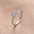 Wholesale Diamond Four Leaf Clover Rose Gold Plated Ring