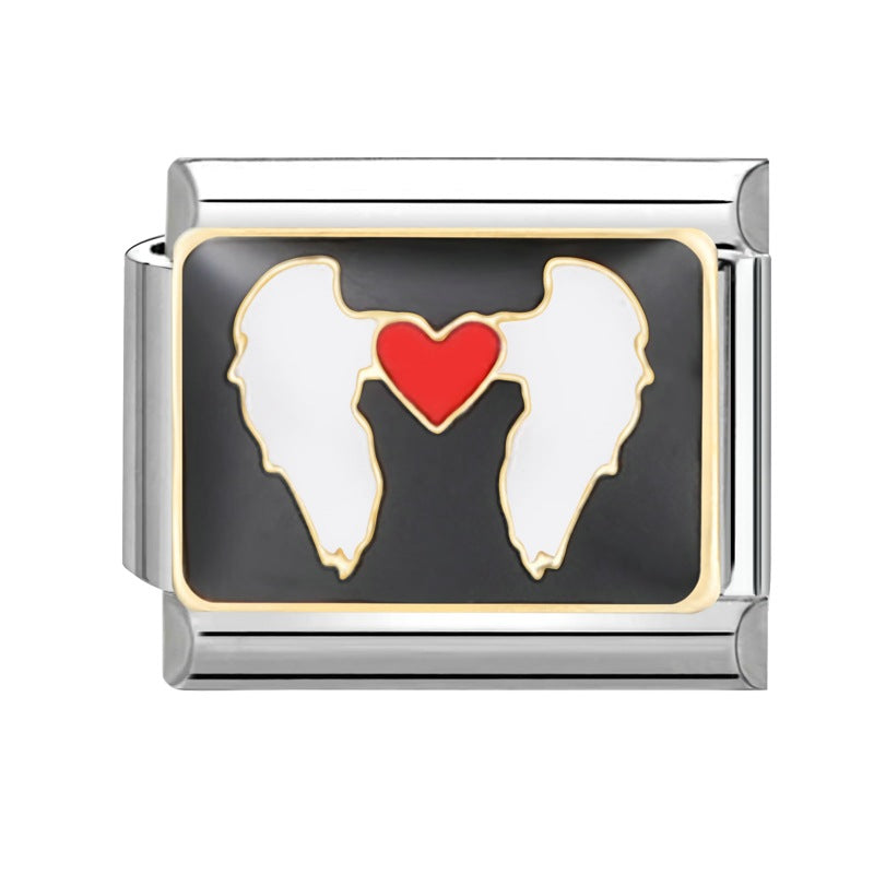 Wholesale Italian Modular Bracelet 9mm DIY Splicing Removable Titanium Steel Combinable Bracelet