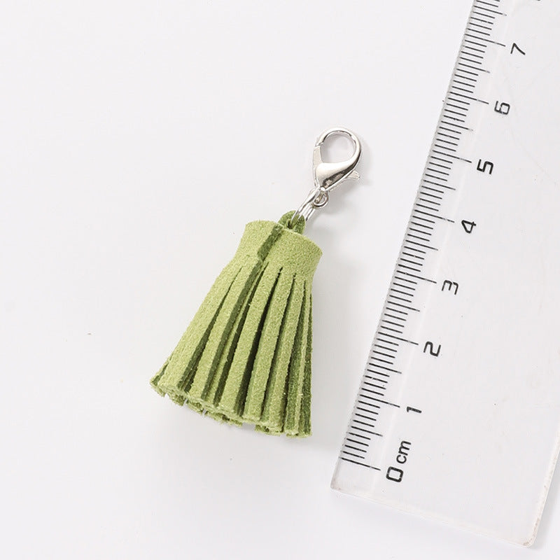 Wholesale Velvet Macaron Tassel Keychain Bags and Pendants ACC-KC-HuiMei008