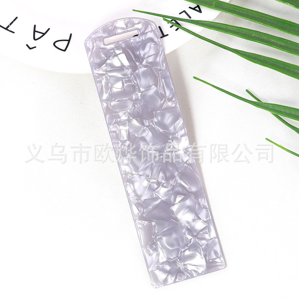 Wholesale 10PCS DIY Textured Acrylic Bookmarks