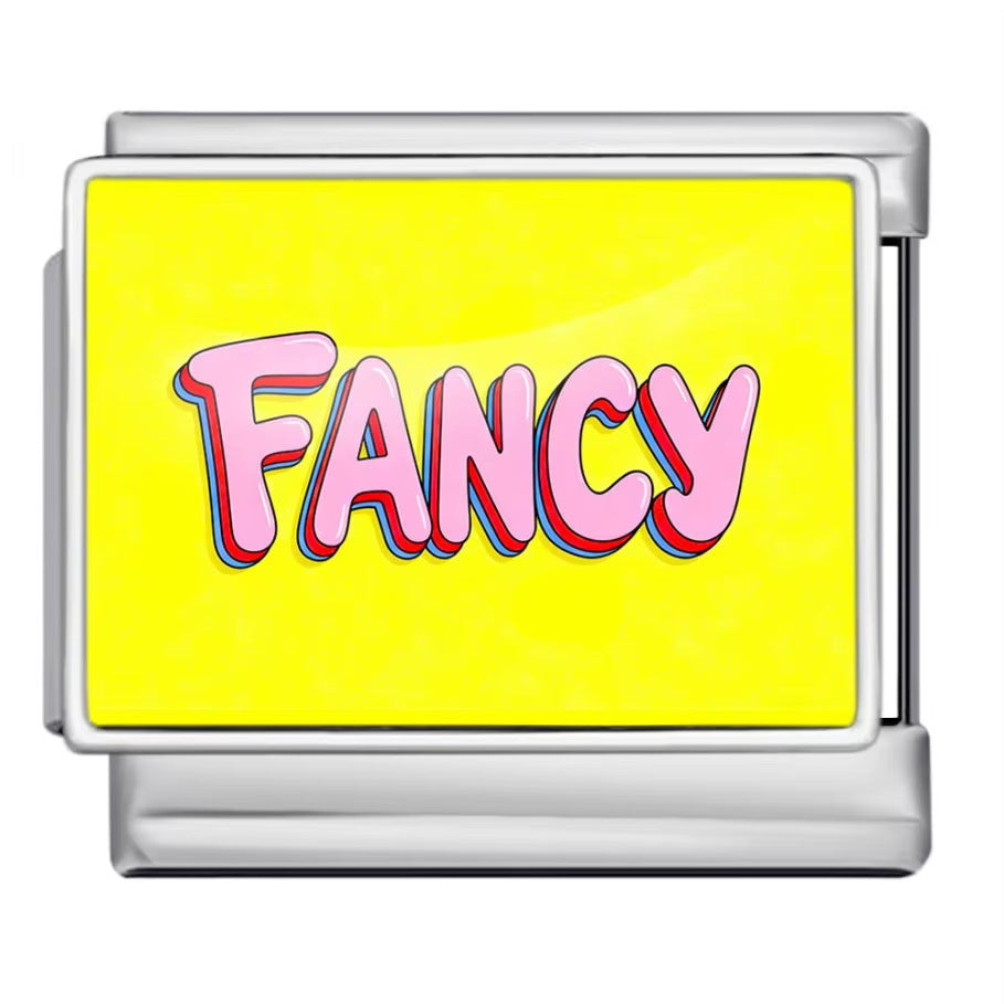 Wholesale italian Charm Bracelet 9mm DIY Colorful English Series Creative Stainless Steel Composable Bracelet