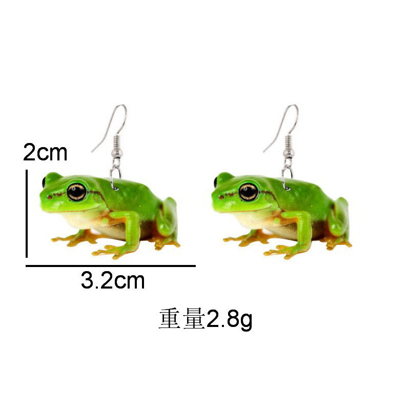 Wholesale Cute cow Fox Tiger Leopard earrings