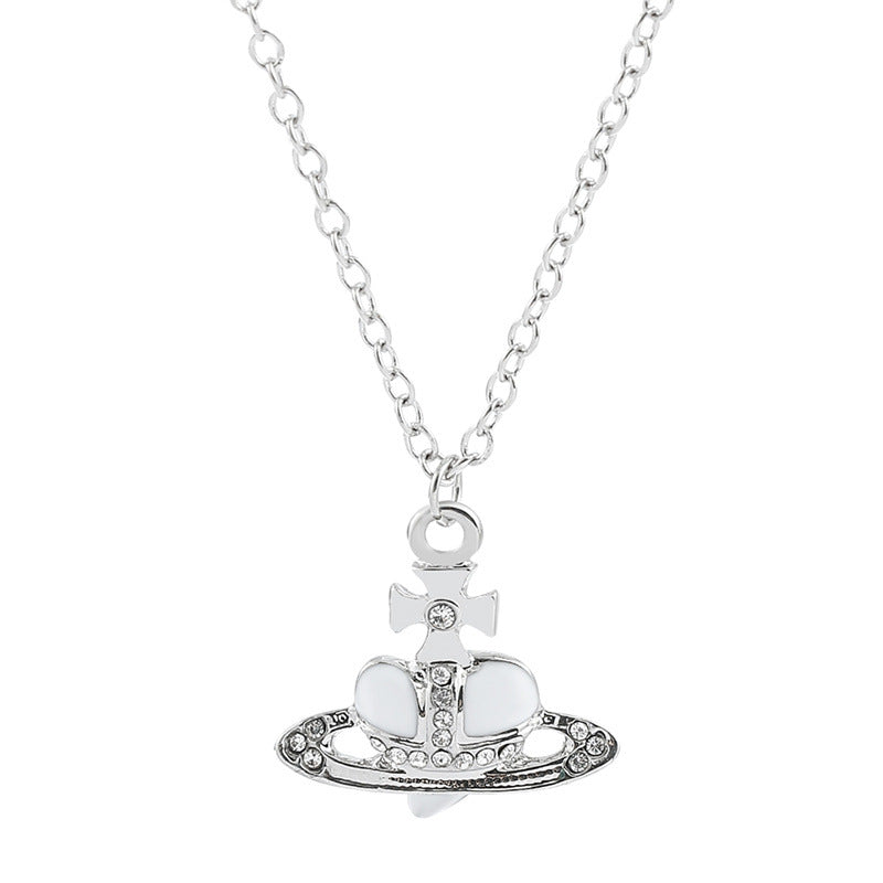 Wholesale Love Rhinestone Necklace Personalized Versatile Flash Diamond Necklace