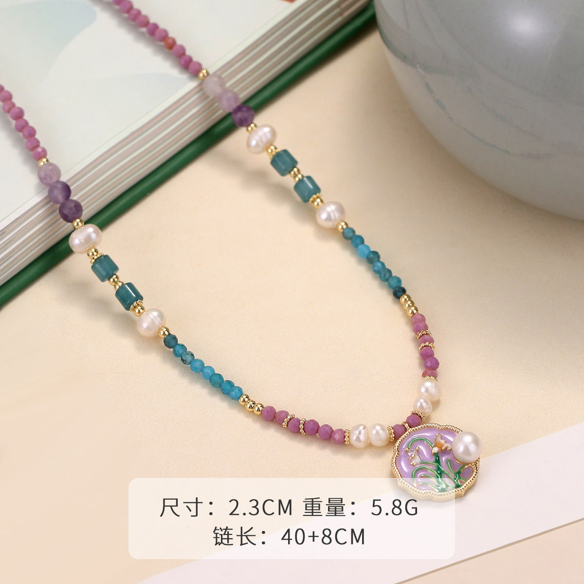 Wholesale  Antique Necklace  Light Luxury Niche Jewelry suit