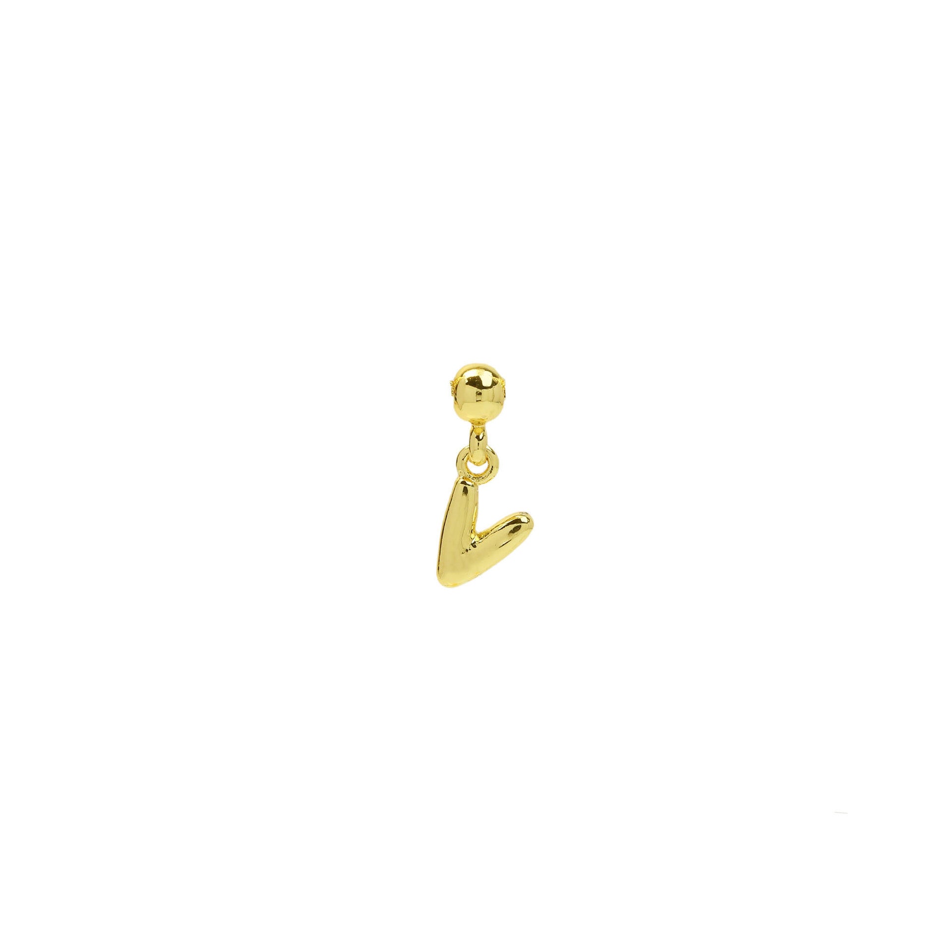 Wholesale Copper plated 18k gold mini DIY English letter bubble pendant name word necklace