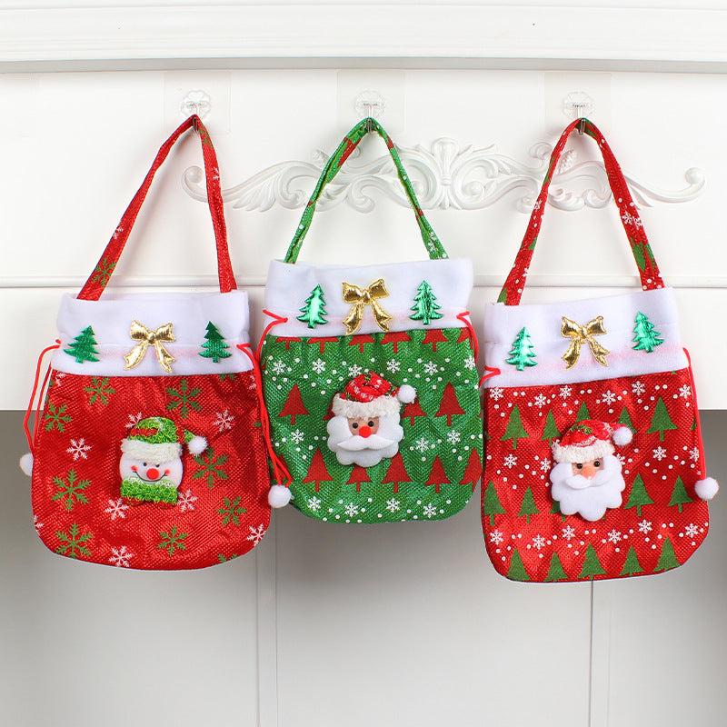 Wholesale Christmas Gift Bag Creative Wedding Decal Handbag Decorations