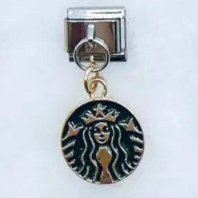 Wholesale 10pcs Italian Charm Bracelet 9mm DIY Splicing Fruit Starry Sky Series Stainless Steel Composable Bracelet