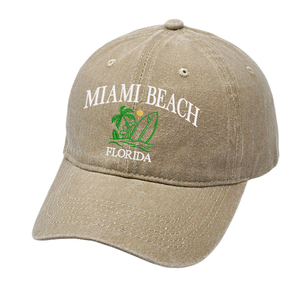 Wholesale Vintage Beach Hat Baseball Cap Embroidered Beach Cap ACC-HT-HaiPu003