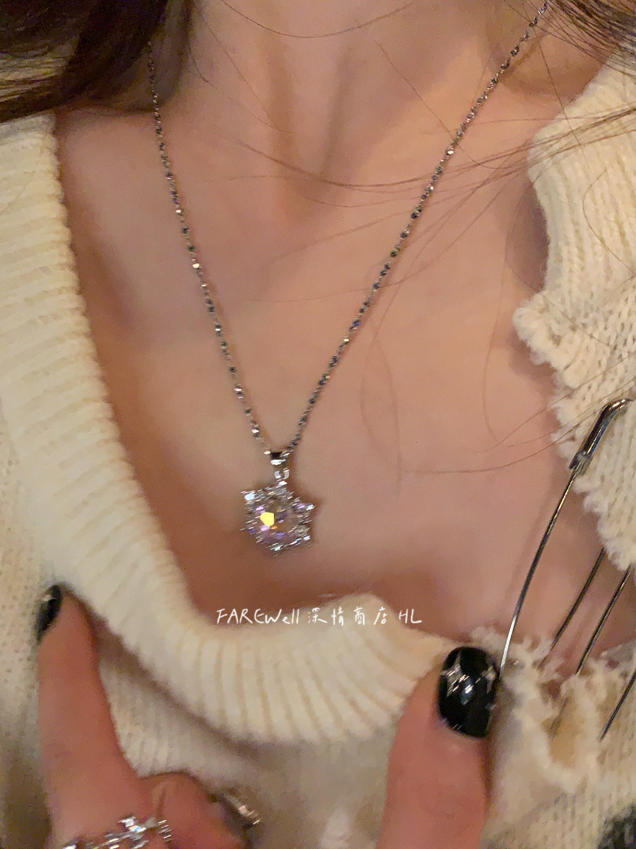 Wholesale Christmas Snowflake Autumn and Winter Necklace