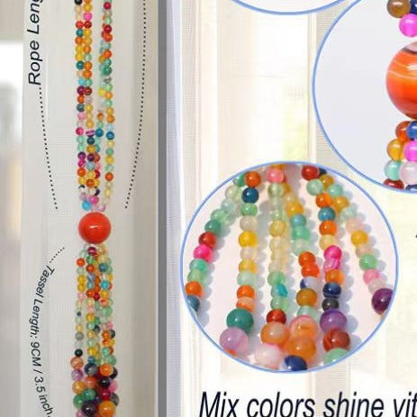 Wholesale  Rainbow Candy Summer Beaded Clavicle Chain Necklace
