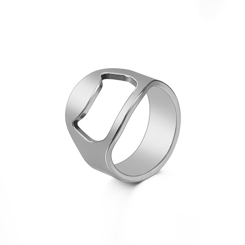Wholesale Stainless Steel Bottle Opener Ring ACC-RS-BanLan005