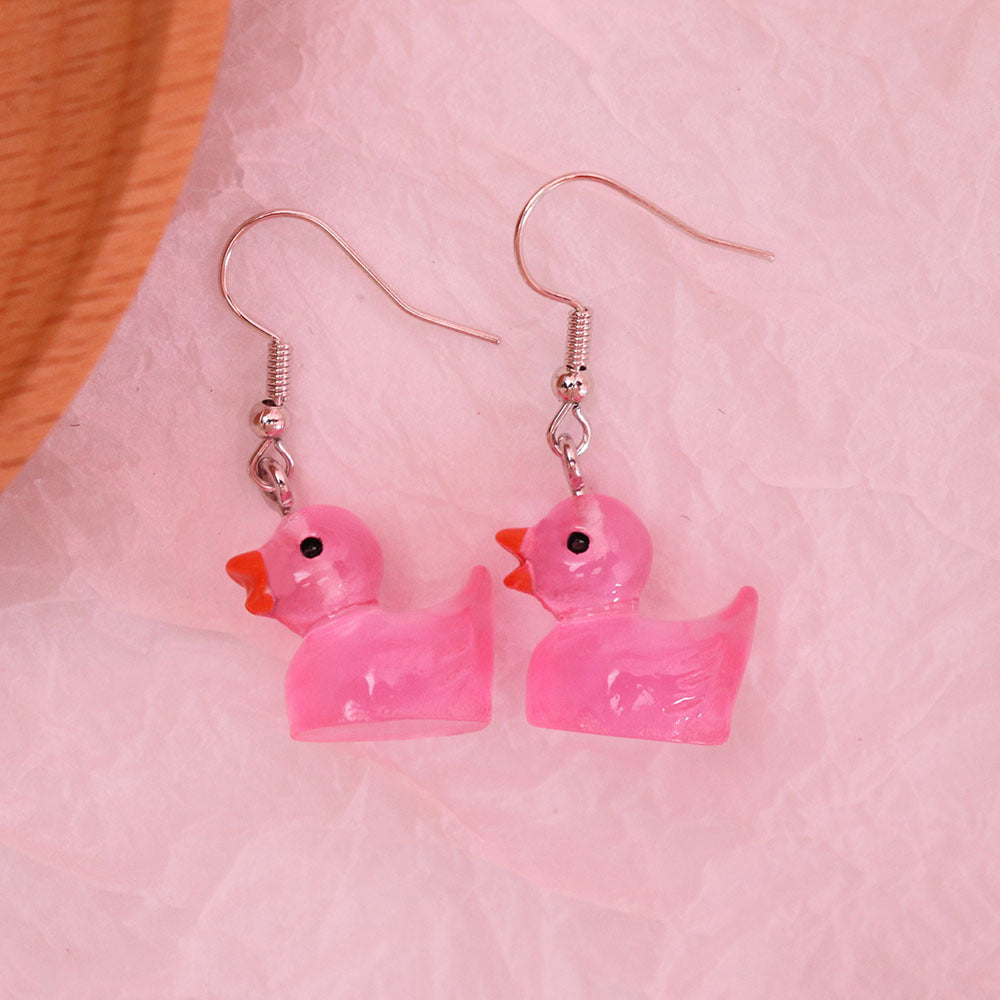 Wholesale Cartoon Animal Cute Little Duck Earrings