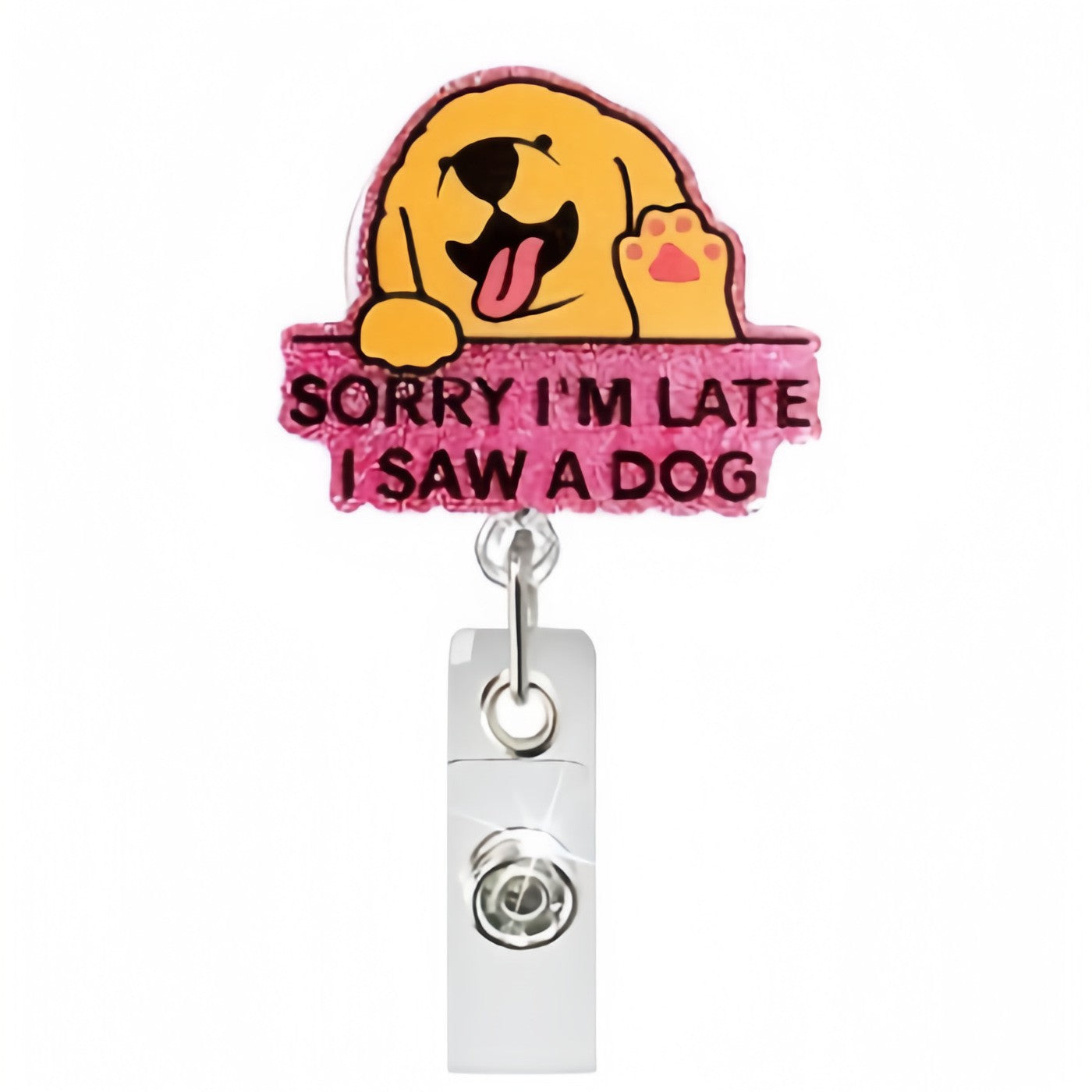 Wholesale Jesus Badge Reel Keychain