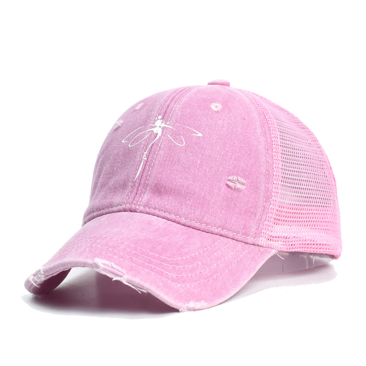 Wholesale Sun Protection Breathable Mesh Cap Cotton Open Baseball Cap ACC-HT-YuXue007