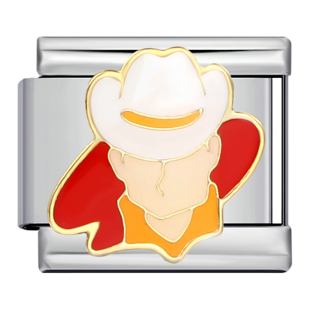 Wholesale Italian Charm Bracelet Cute cartoon character   Stainless Steel Composable Bracelet