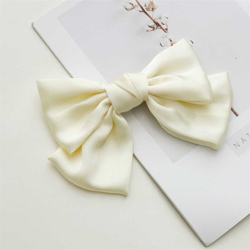 Wholesale Art Bow Hair Clip Satin Hair Accessories Hair Scrunchies ACC-HS-SanTai005