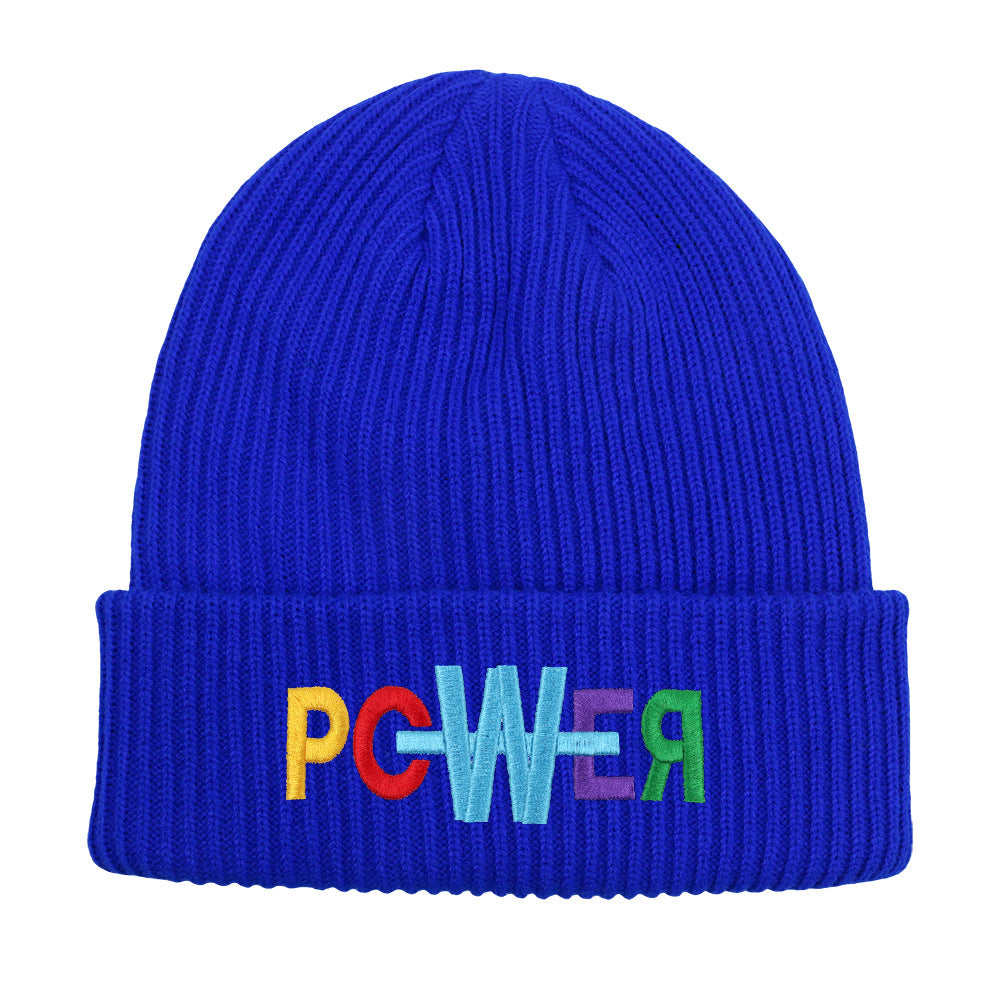 Wholesale embroidered letters wool beanie hat