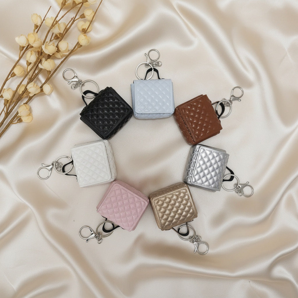 Wholesale Handmade Leather Quilted Coin Purse - Chic Phone Accessory &  Keychain