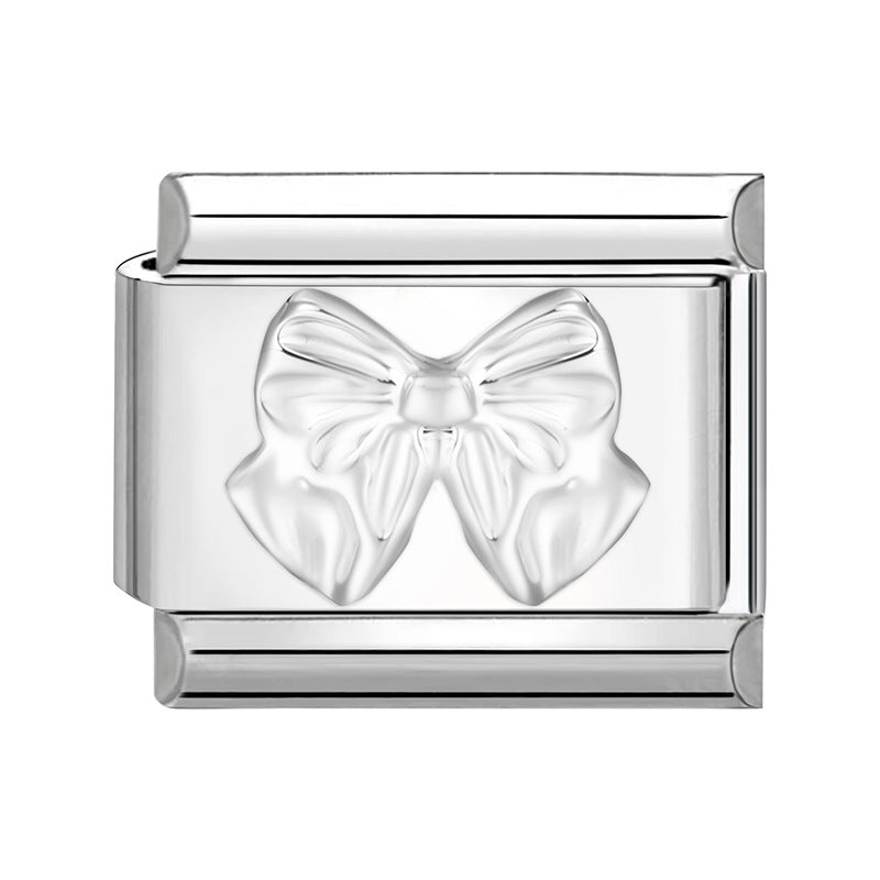 Wholesale 9mm Italian Charm Starter Bracelets DIY Butterfly Heart Stainless Steel Composable Bracelet