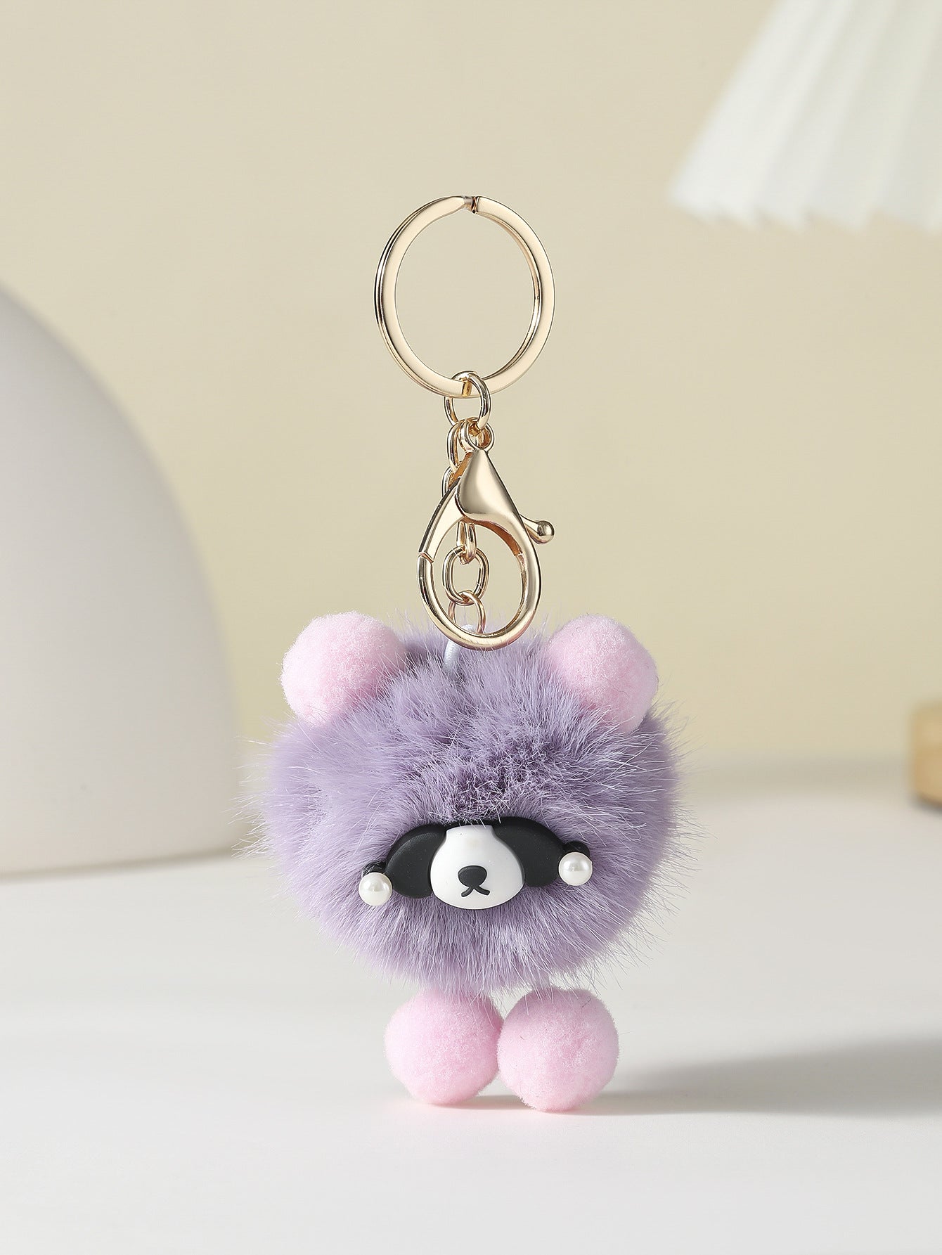 Wholesale Cartoon Cute Plush Bear Keychain Creative Keychain ACC-KC-RongR023