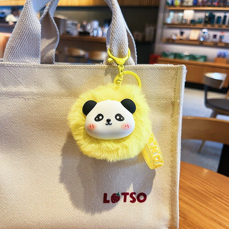 Wholesale Cute Cartoon Plush Ball Panda Keychains ACC-KC-HangLi015